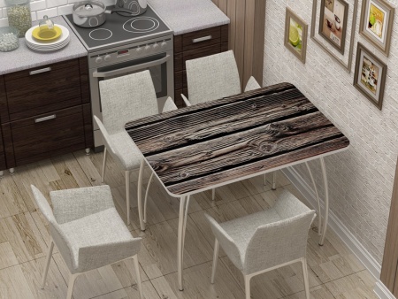 Стол Обеденный Бочонок Фотопечать (Ш-1100 х Г-700 х В-760 мм)/Разные Цвета